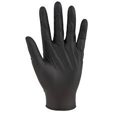 Rękawiczki Nitrylowe Med Comfort Czarne 100 szt rozmiar S