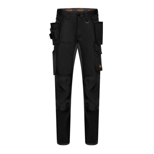 Pantalon de Travail Belhurt Tayron Stretch Noir 170-175cm Version Court