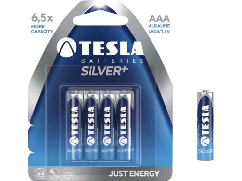 Baterie Tesla AAA Silver Plus 4 Sztuki