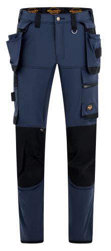 Spodnie Robocze Belhurt Django Full Stretch Navy Wersja Skrócona 170 cm